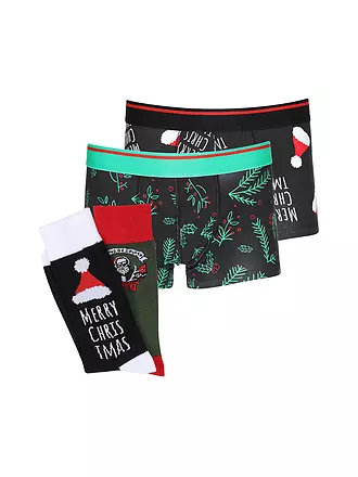 ONLY & SONS | Herren Socken und Pants Geschenkebox 4er Pkg. ONSX-MAS | 